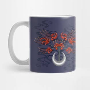 In darkness blooms the spider lily - Inspired by Tsukuyomi from Final Fantasy 14 Mug